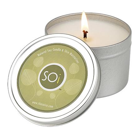 Soy candle travel tin - Rose